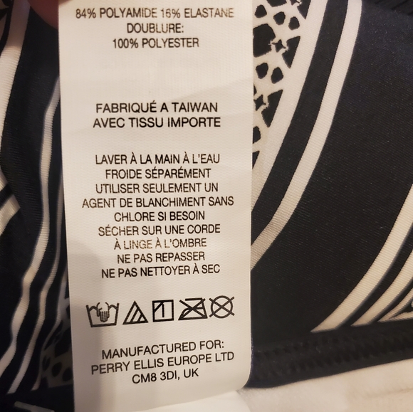 Jag Black Noir High Neck Bra/ Bikini Halter Top Criss-Cross Strap Back S… - Picture 10 of 10